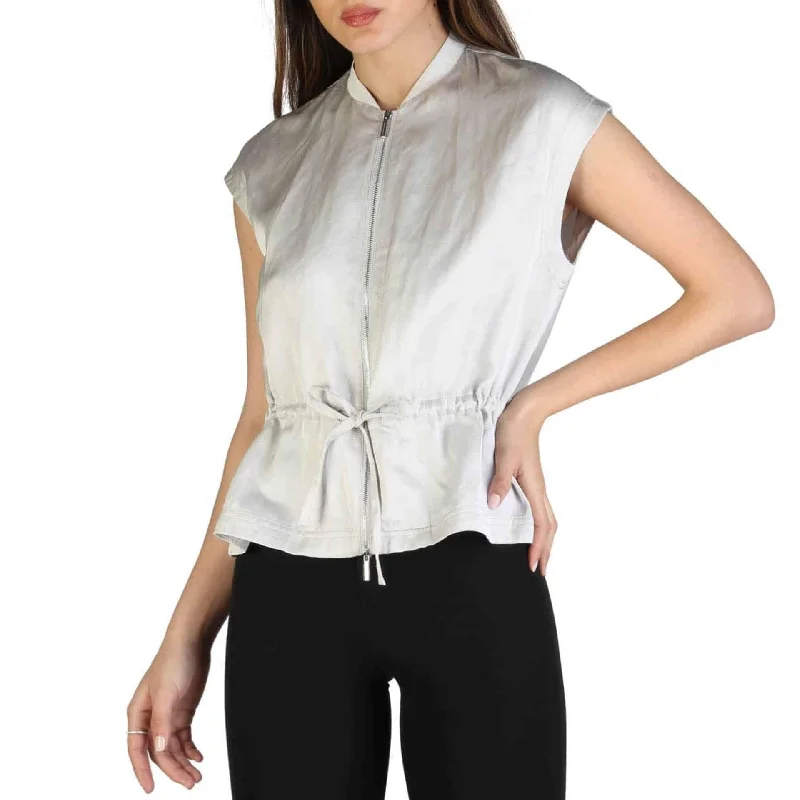 Armani Exchange Shirts Classic Cropped Short Sleeve