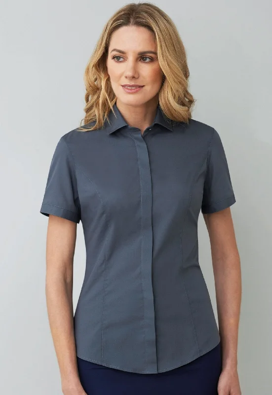 Modena Shirt 2296 Chic Silk Short Sleeve Shirt
