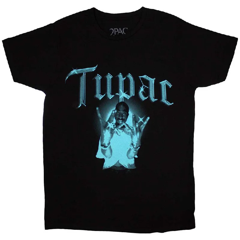 Tupac | Official Band T-Shirt | West Side Polka Dot Checkered Tartan