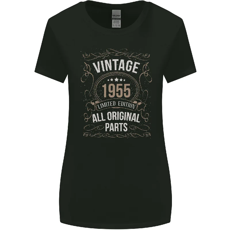 68th Birthday Limited Edition 1955 Womens Wider Cut T-Shirt Anti-Shrink Durable Soft