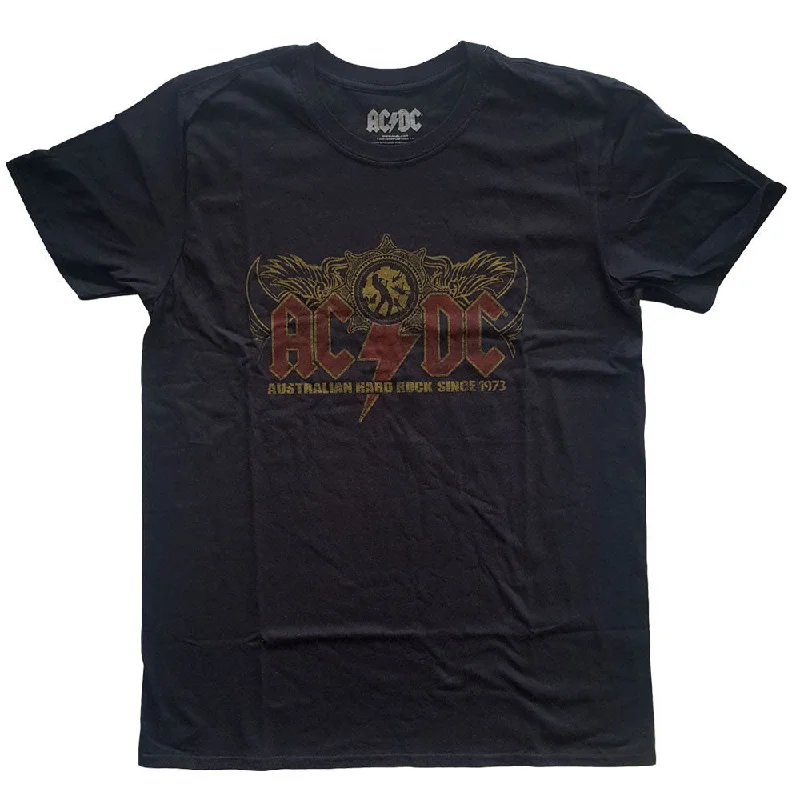 AC/DC | Official Band T-Shirt | Oz Rock Plaid T-Shirt Polka Dot Checkered