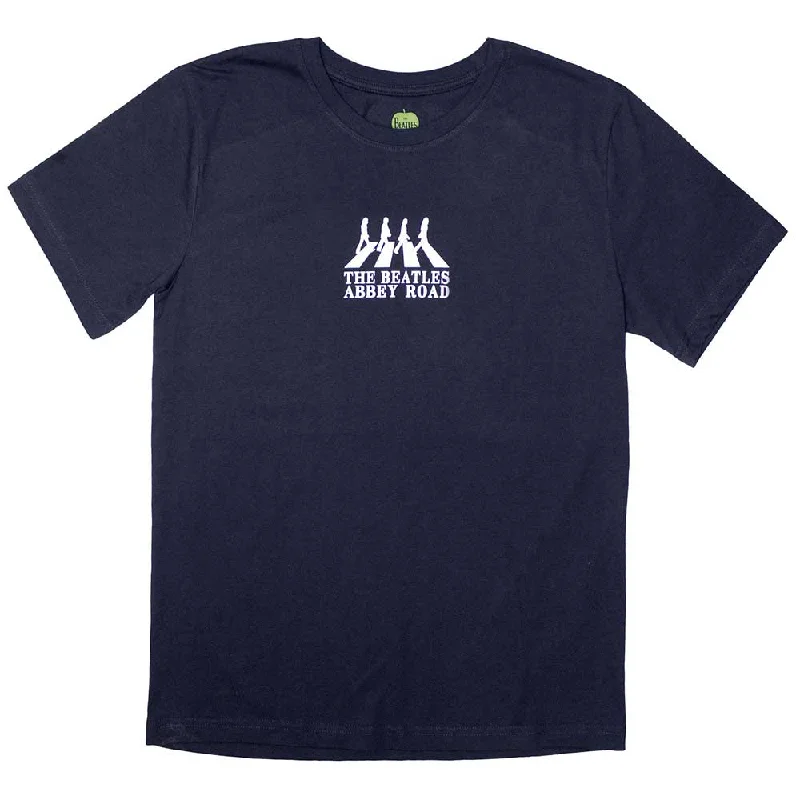 The Beatles | Official Band T-Shirt | Mini Abbey Road Crossing Silhouette Iron Safe Non-Iron Wrinkle Free