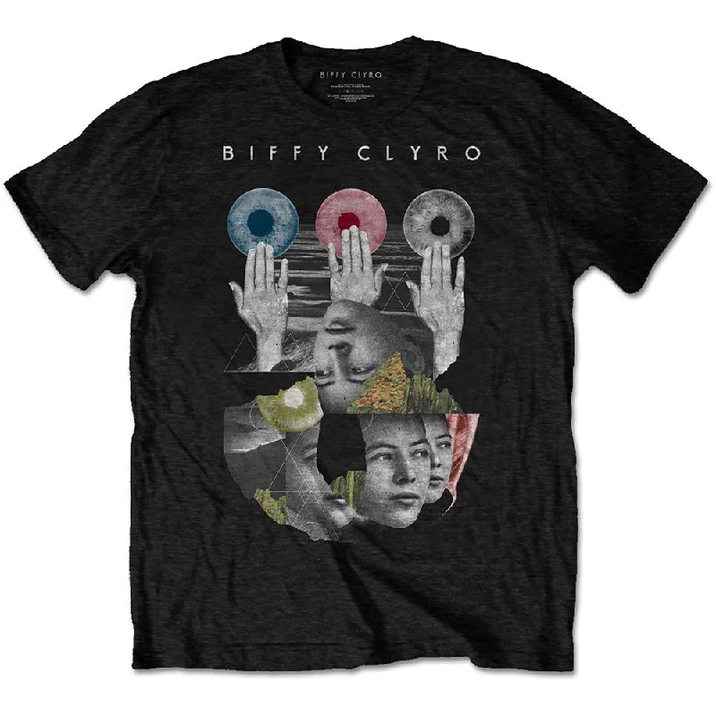 Biffy Clyro | Official Band T-Shirt | Hands Spandex Blend Rayon Blend Denim Blend