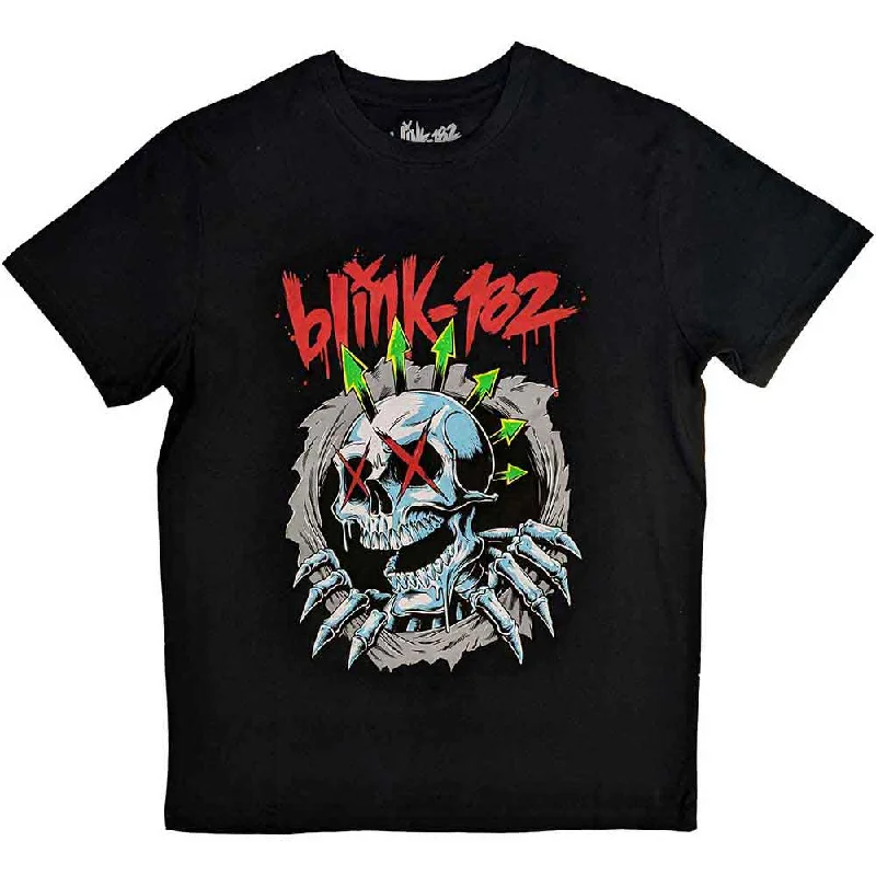 Blink-182 | Official Band T-Shirt | Six Arrow Skull Machine Wash Dry Clean Hand Wash Blink-182 | Official Band T-Shirt | Six Arrow Skull Machine Wash Dry Clean Hand Wash