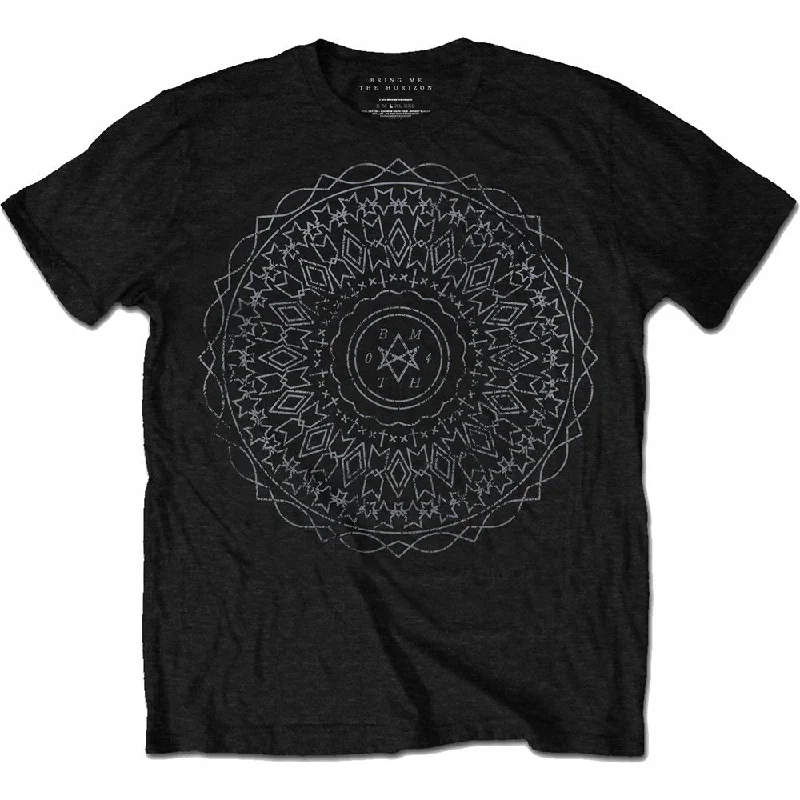 Bring Me The Horizon | Official Band T-Shirt | Kaleidoscope Front Pockets Side Pockets Patch Pockets