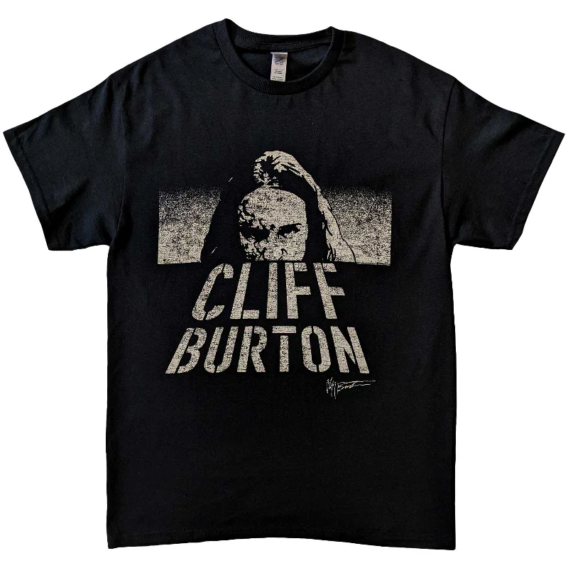 Cliff Burton | Official Band T-Shirt | DOTD Mesh Blend Leather Blend Suede Blend