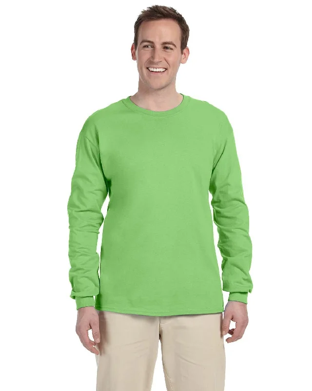 Fruit of the Loom Lightweight Long Sleeve T-Shirt | Kiwi Layered Multi-layer Single Layer Fruit of the Loom Lightweight Long Sleeve T-Shirt | Kiwi Layered Multi-layer Single Layer