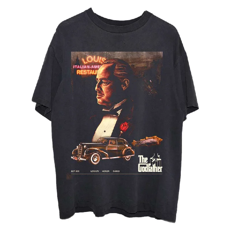 The Godfather | Official Band T-Shirt | Sketch Louis Satin Blend Silk Blend Wool Blend