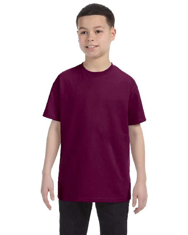 Gildan Youth Lightweight 100% Cotton T-Shirt | Maroon Terry Blend Velvet Blend Canvas Blend Gildan Youth Lightweight 100% Cotton T-Shirt | Maroon Terry Blend Velvet Blend Canvas Blend
