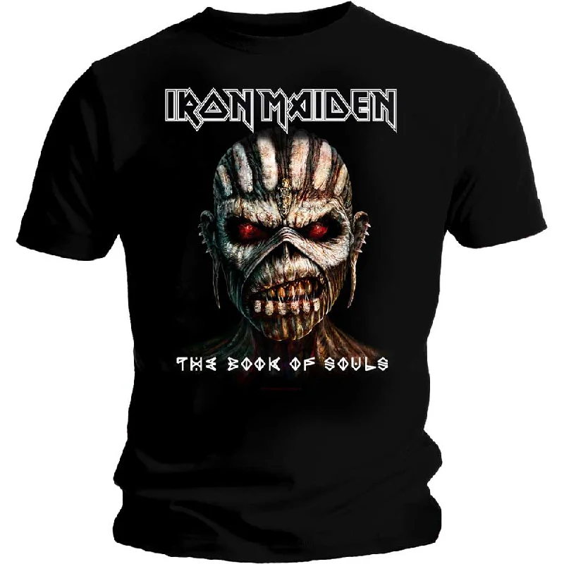 Iron Maiden | Official Band T-Shirt | The Book of Souls Chenille Brocade Lace