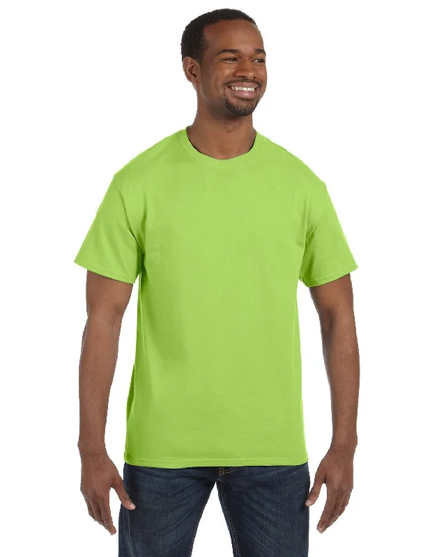 Jerzees Heavyweight 50/50 T-Shirt | Neon Green Cotton Fabric Linen Fabric Terry Fabric Jerzees Heavyweight 50/50 T-Shirt | Neon Green Cotton Fabric Linen Fabric Terry Fabric