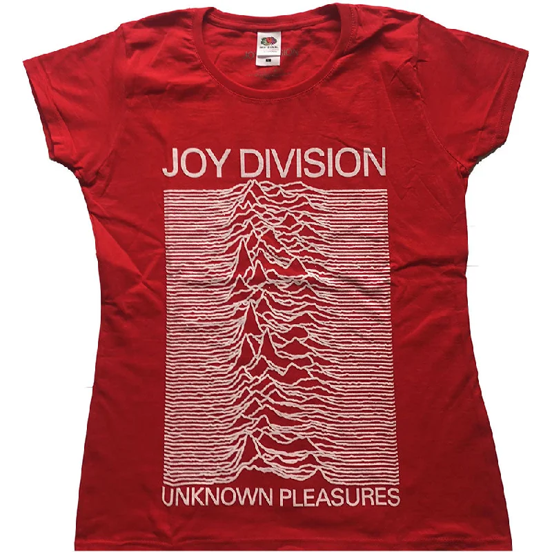 Joy Division Ladies T-Shirt: Unknown Pleasures Hooded Caped Shawl Collar