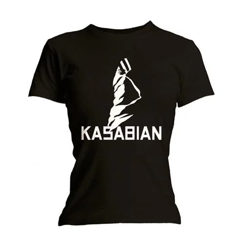 Kasabian Ladies T-Shirt: Ultra (Skinny Fit) Thin T-Shirt Open Front Quick Dry