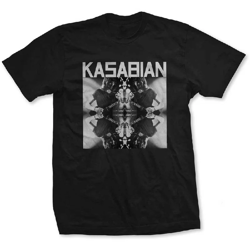 Kasabian | Official Band T-Shirt | Solo Reflect Zippered Front Buttoned Front Snap Front