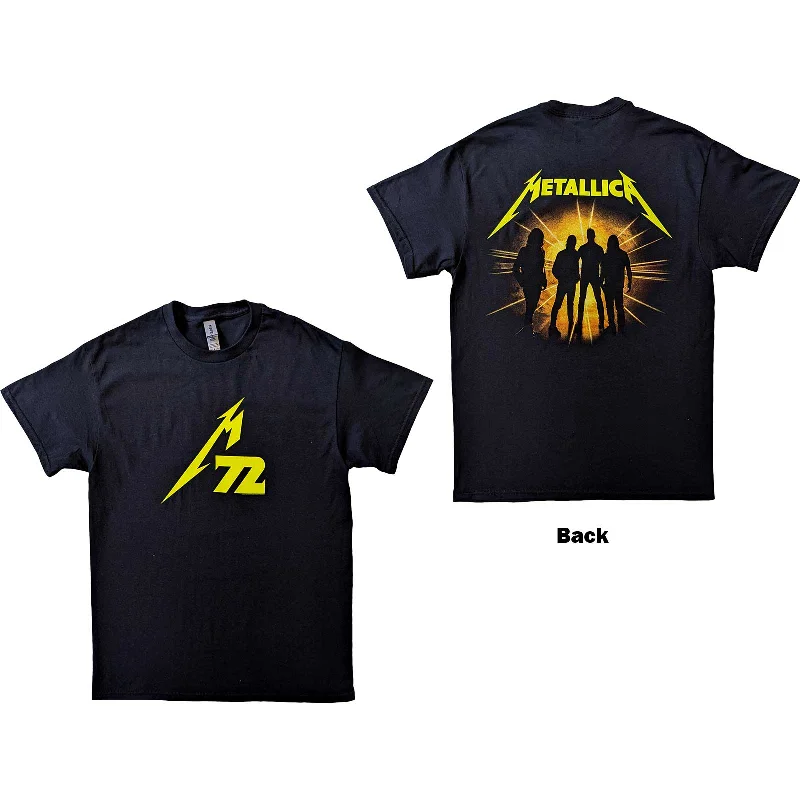 Metallica | Official Band T-Shirt | 72 Seasons Strobes Photo (Back Print) Rayon Fabric Velvet Fabric Corduroy Fabric