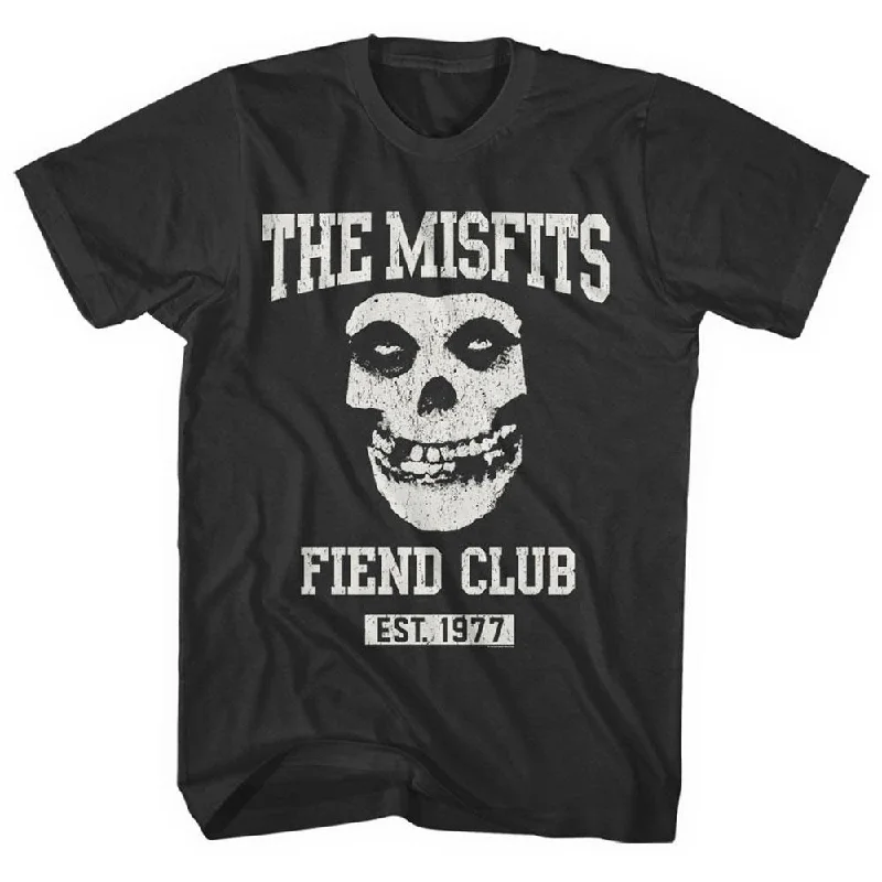 Misfits T-Shirt: Fiend Club Zippered Front Buttoned Front Snap Front