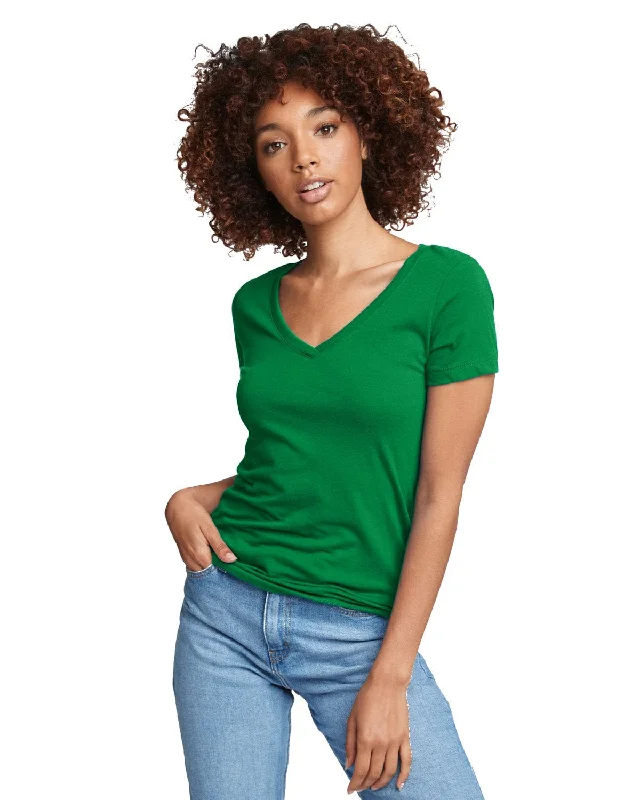 Next Level Ladies Ideal V-Neck Tee | Kelly Green Lace Blend Ribbed Blend Corduroy Blend Next Level Ladies Ideal V-Neck Tee | Kelly Green Lace Blend Ribbed Blend Corduroy Blend