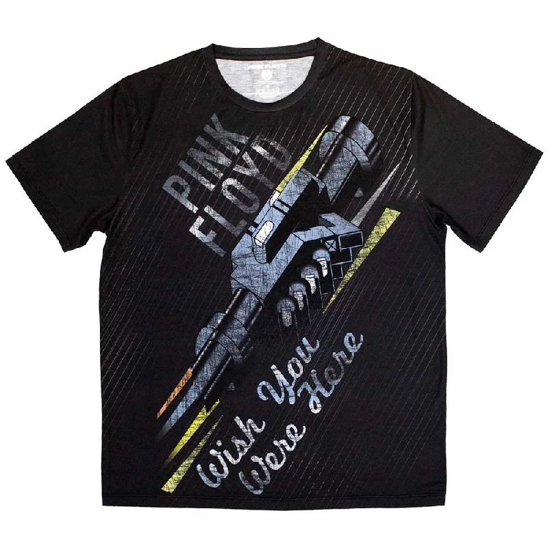 Pink Floyd | Official Band Sublimation T-Shirt | Wish You Were Here Fashionable Trendy Casual