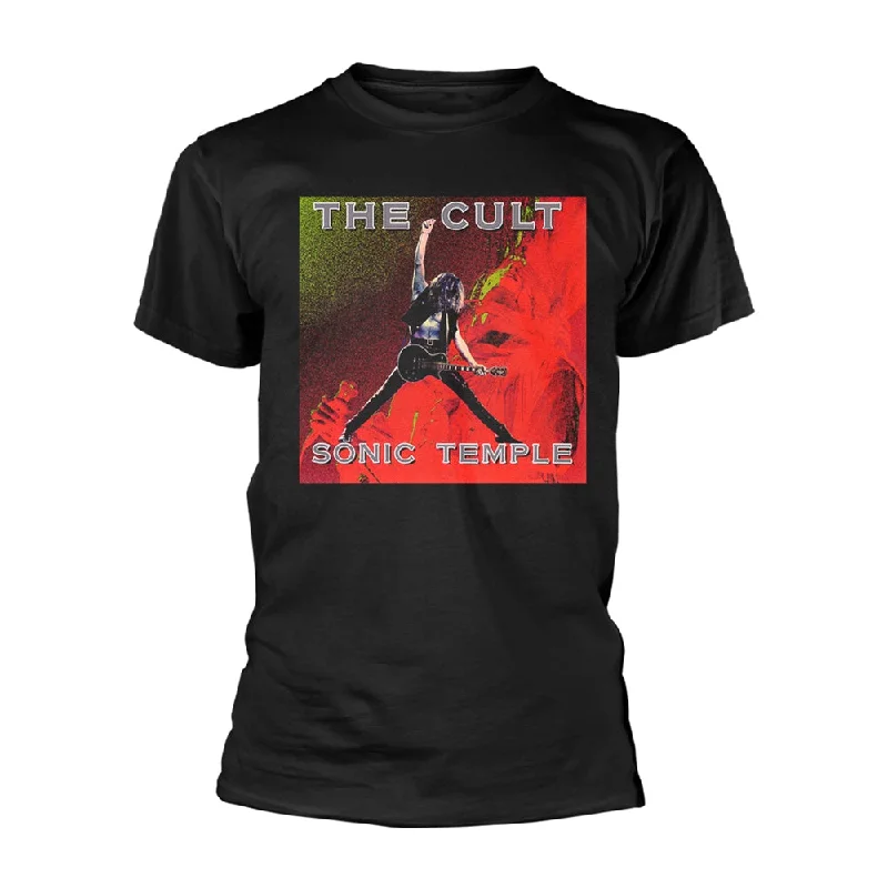 The Cult Unisex T-shirt: Sonic Temple Hooded Caped Shawl Collar