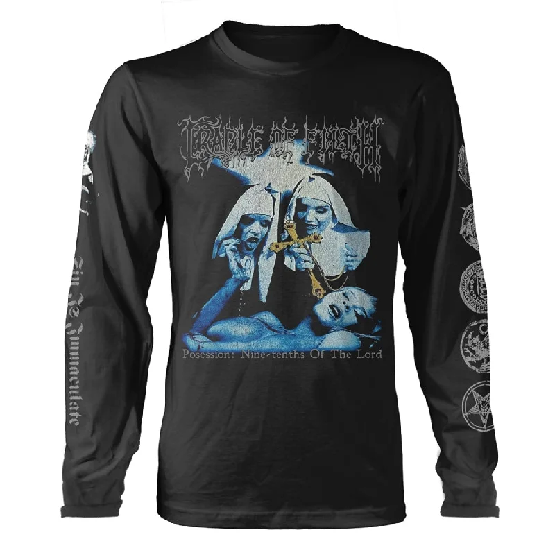 Cradle Of Filth | Official Band Long Sleeved T-shirt | Decadence Layered Multi-layer Single Layer Cradle Of Filth | Official Band Long Sleeved T-shirt | Decadence Layered Multi-layer Single Layer
