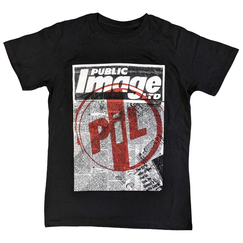 PIL (Public Image Ltd) | Official Band T-Shirt | Poster Cashmere Blend Cotton Blend Poly Blend