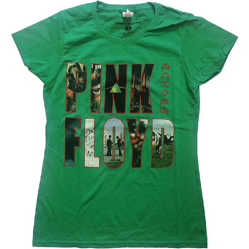 Pink Floyd Ladies T-Shirt: Echoes Album Montage Layered Multi-layer Single Layer