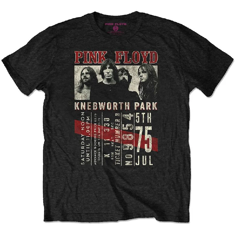 Pink Floyd Eco-T-Shirt: Knebworth '75 Chenille Blend Fleece Blend Nylon Blend