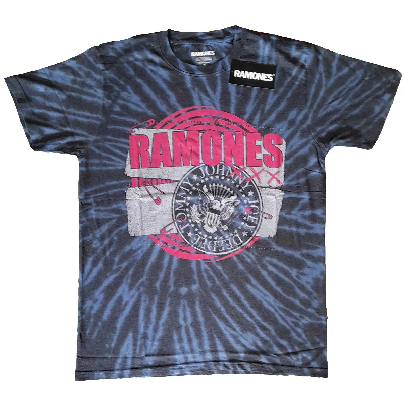 Ramones | Official Band T-Shirt | Punk Patch (Wash Collection) Chenille Blend Fleece Blend Nylon Blend