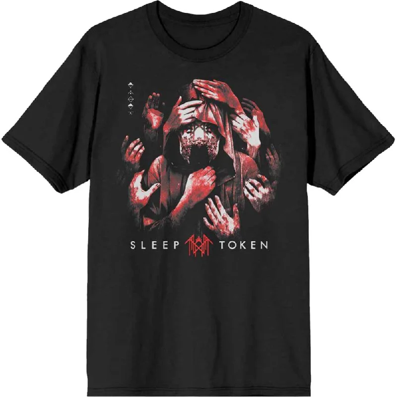 Sleep Token | Official Band T-Shirt | Grabbing Hands Terry Blend Velvet Blend Canvas Blend Sleep Token | Official Band T-Shirt | Grabbing Hands Terry Blend Velvet Blend Canvas Blend