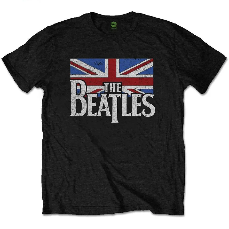 The Beatles Kids T-Shirt: Dop T Logo & Vintage Flag Houndstooth Herringbone Solid