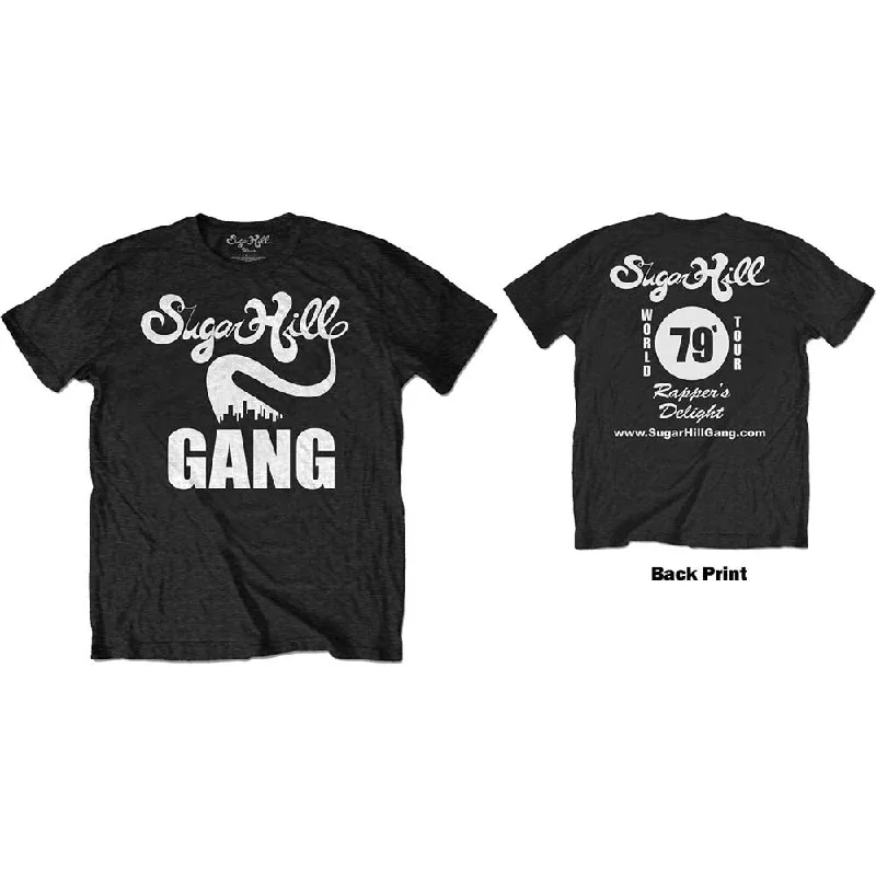 The Sugar Hill Gang | Official Band T-Shirt | Rappers Delight Tour (Back Print) Elasticated Padded Insulated