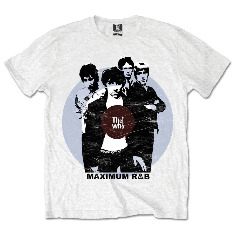 The Who | Official Band T-Shirt | Maximum R&B Iron Safe Non-Iron Wrinkle Free