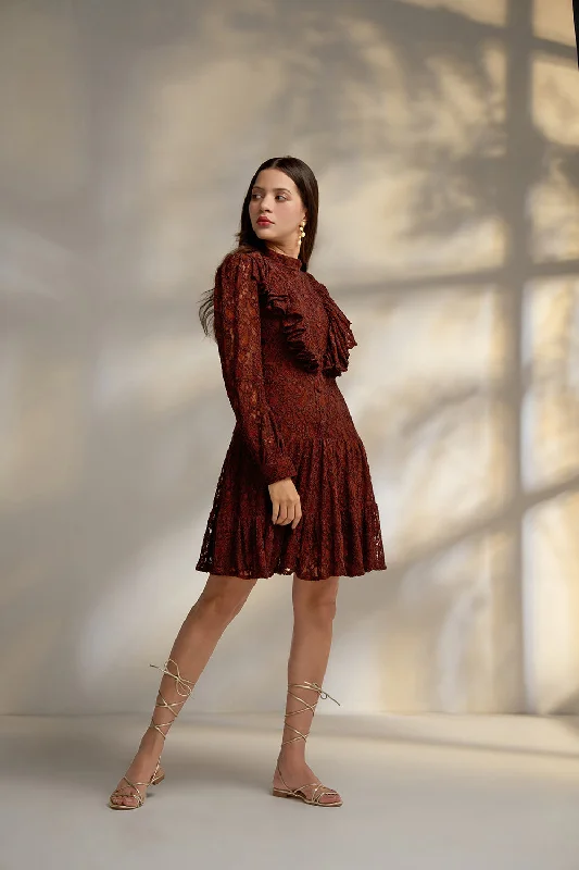 Beacon Structured Mini Dress Cozy Long Sleeve Mini Dress