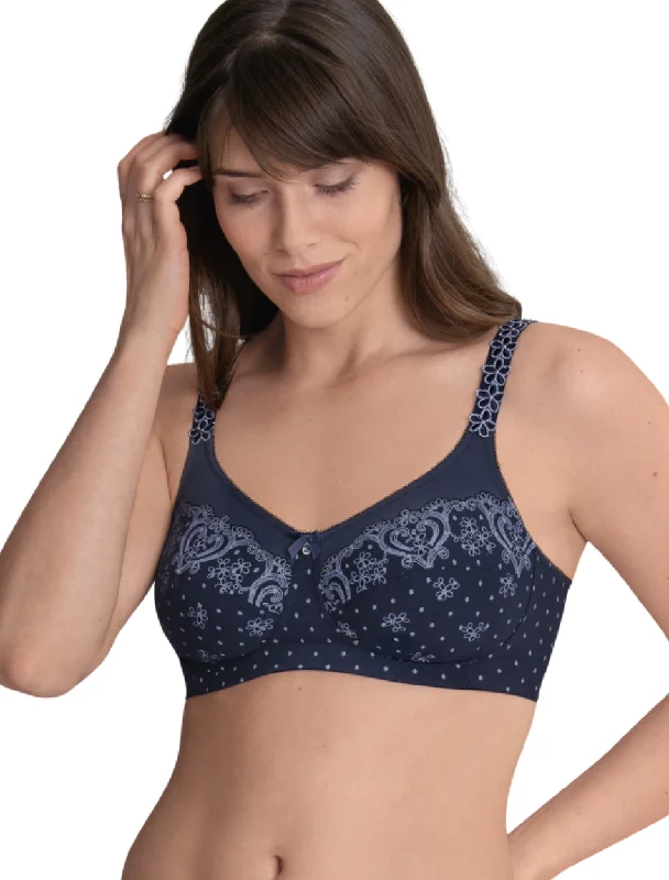 Anita Belvedere Mastectomy Bra Wireless Post Operative Bra, Deep Blue | Blue Anita Mastectomy Bra | Blue Anita Belvedere Post Mastectomy Bra Simple Wireless Bra Anita Belvedere Mastectomy Bra Wireless Post Operative Bra, Deep Blue | Blue Anita Mastectomy Bra | Blue Anita Belvedere Post Mastectomy Bra Simple Wireless Bra