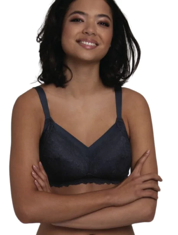 Anita Dalia Mastectomy Bra Wireless Post Operative Bra, Shadow Blue | Blue Mastectomy Bra | Anita Dalia Post Mastectomy Bra Trendy Sports Bra Anita Dalia Mastectomy Bra Wireless Post Operative Bra, Shadow Blue | Blue Mastectomy Bra | Anita Dalia Post Mastectomy Bra Trendy Sports Bra