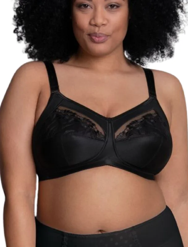 Anita Safina Wire Free Comfort Bra, Black | Anita Safina Wireless Bras | Anita Full Cup Non Wired Bras Full Coverage Bra Anita Safina Wire Free Comfort Bra, Black | Anita Safina Wireless Bras | Anita Full Cup Non Wired Bras Full Coverage Bra