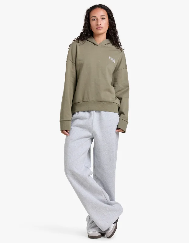 Melanie Hoodie - Sage Hoodie with Tied Waist Feminine Flattering