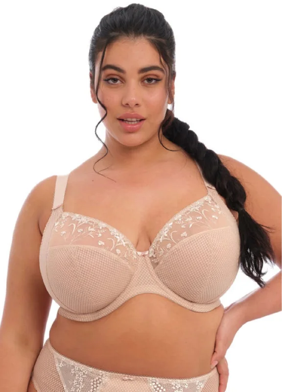 Charley  EL4380 - Plunge Bra - Fawn Soft Cotton Bra