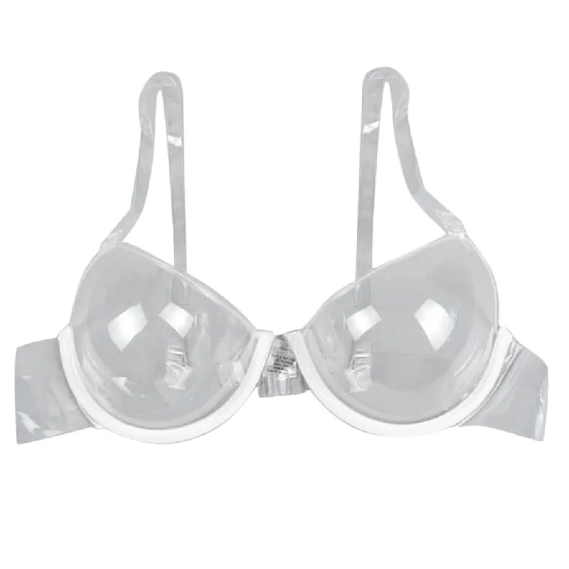 Maxbell Clear Disposable Underwire Bra Women's Full Cup Push Up Bras Adjustable 38D Chic Lace Underwear Maxbell Clear Disposable Underwire Bra Women's Full Cup Push Up Bras Adjustable 38D Chic Lace Underwear
