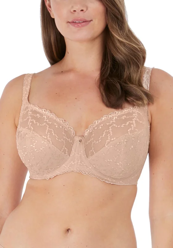 Fantasie Ana Side Support Bra, Natural Sexy Lace Bralette