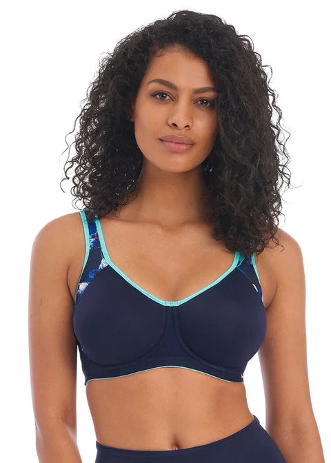 Freya Active Sonic Uw Molded Sports Bra, Nightshade Sexy Mesh Bra