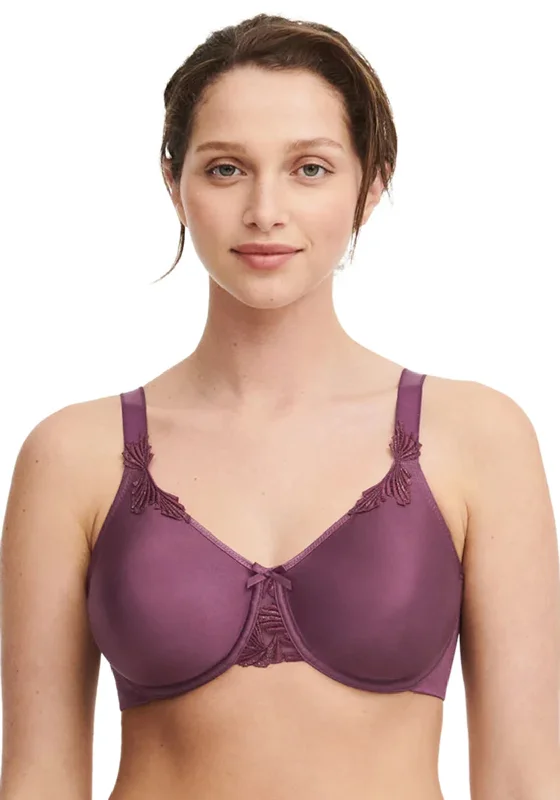 Chantelle Hedona Seamless Bra,Wine Cozy Sleep Bra