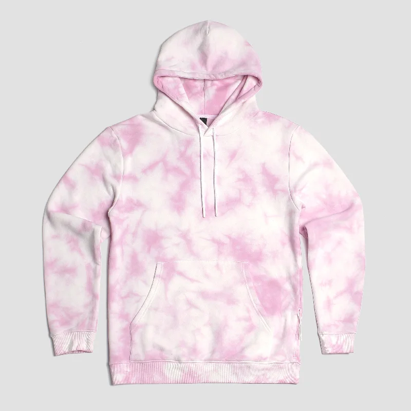 Loftloom Hoodie Lilac Crystal Tie Dye Hoodie Jacket Zipper Layering