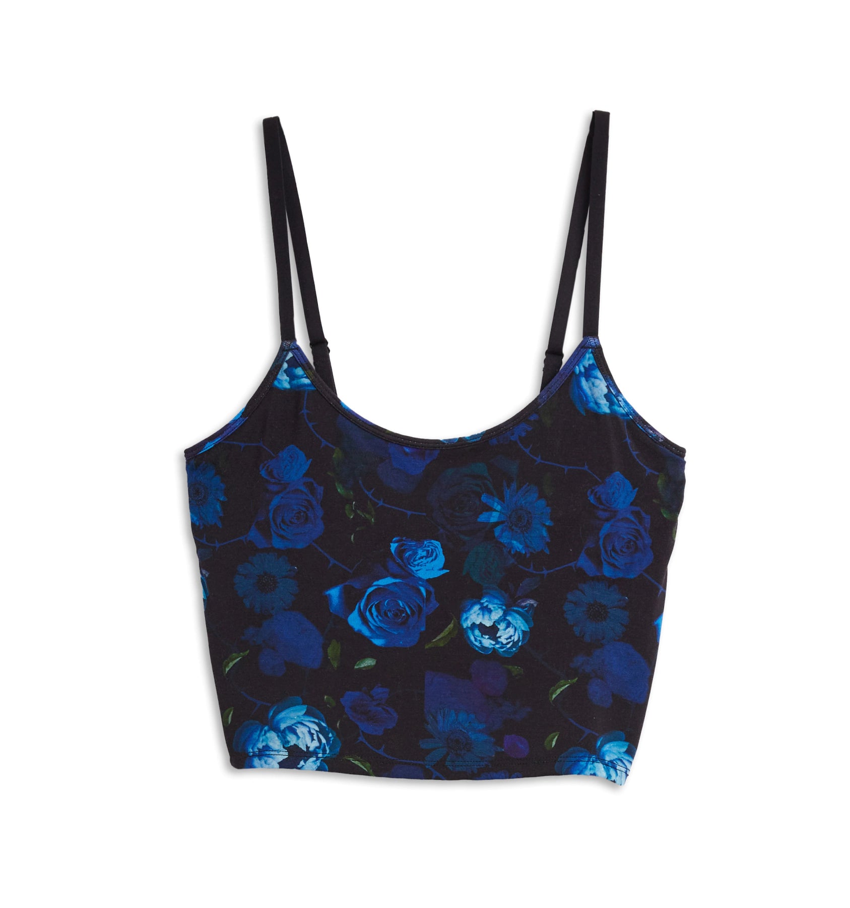 Longline Bra Top - TENCEL™ Modal Floral Remedies Seamless Wireless Bra