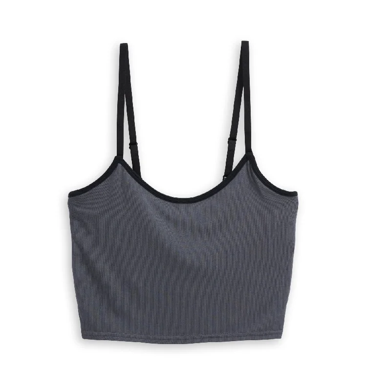 Longline Bra Top - TENCEL™ Modal Slate Daily Comfort Bra