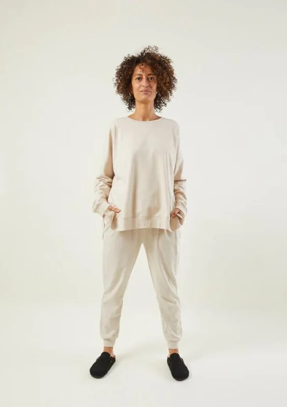 Lulu Sweatshirt | Chalk Oversized Hoodie Comfort Casual