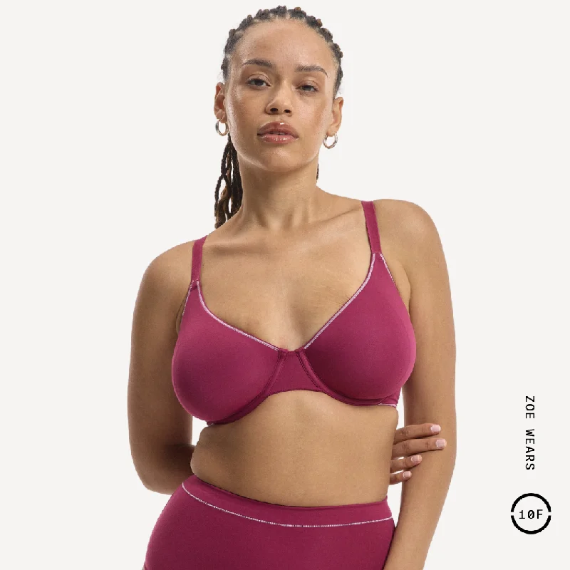 Underwire Bra - Better Than Cotton Lightly Padded Bra