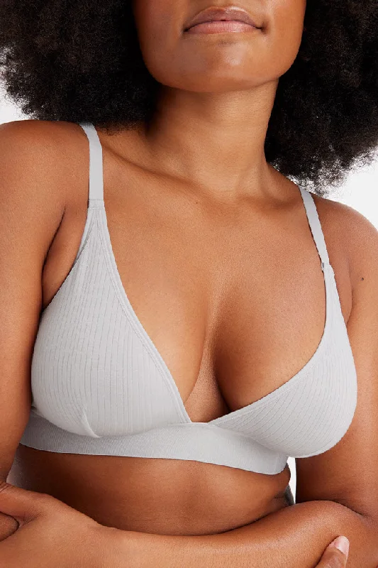 Whipped Triangle Bra in Moon Active Wear Bra