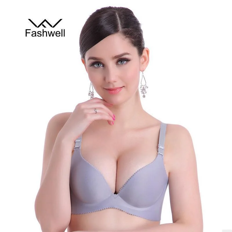 New Fashion Lady Solid Bras Women Push Up Bra Deep V Sexy Brassiere Underwear Seamless Wire Free Bras For Women Chic Lace Bra New Fashion Lady Solid Bras Women Push Up Bra Deep V Sexy Brassiere Underwear Seamless Wire Free Bras For Women Chic Lace Bra