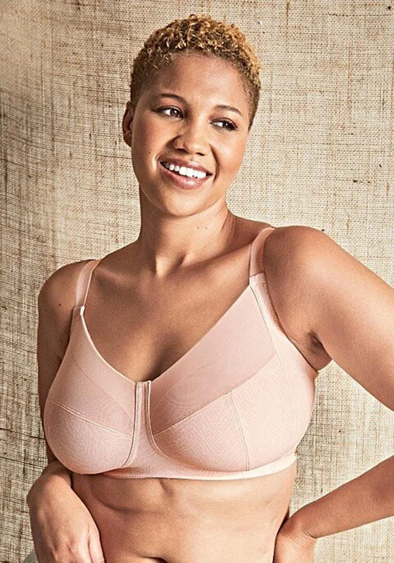 Royce Rosa Full Cup Comfort Wire Free Bra, Blush Cozy Sleep Bra